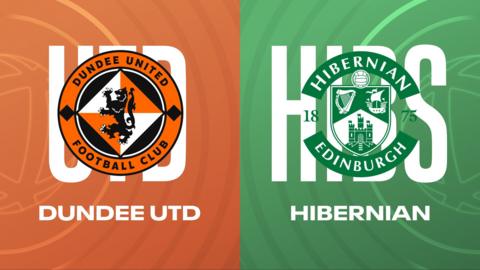 Dundee United and Hibernian badges