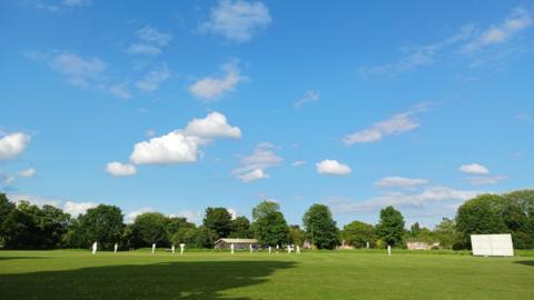 THURSDAY - Cricket being played in Maidenhead