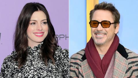 Anne Hathaway and Robert Downey Jr