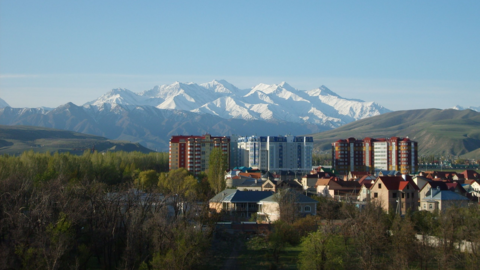 Kyrgyz capital Bishkek, 2008
