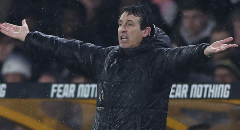 Aston Villa manager Unai Emery