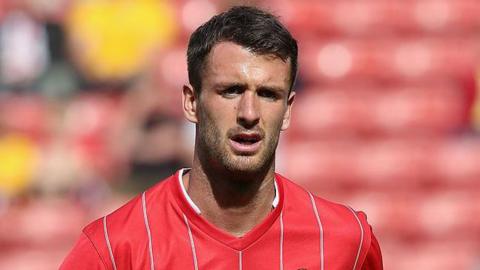 Dan Seaborne in action for Southampton.