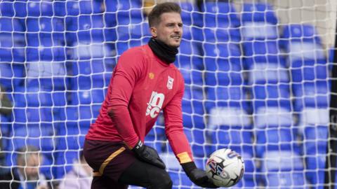 Ipswich Town goalkeeper Vaclav Hladky