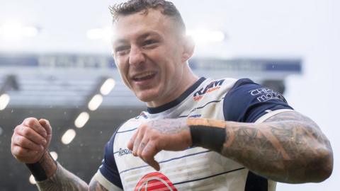 Josh Charnley's double in Toulouse took him to 201 Super League tries, the third best since the competition began in 1996, bettered now only by Danny McGuire (247) and Ryan Hall (212)