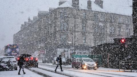 Glasgow in the snow