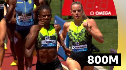 Lilian Odira and Keely Hodgkinson