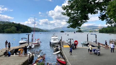 The Glebe at Windermere during the summer