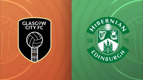 Glasgow City and Hibernian badges