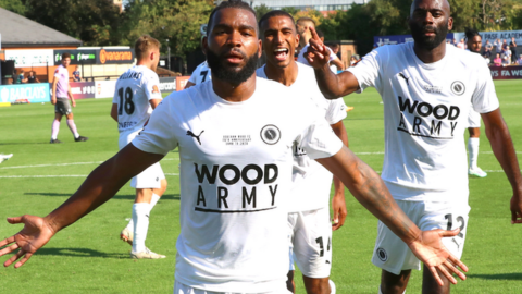 Boreham Wood's second equaliser came from a Tyrone Marsh penalty