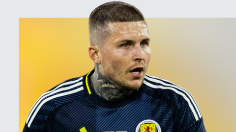 Scotland striker Lyndon Dykes