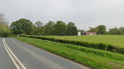 West Tanfield Cricket Club from the A6108