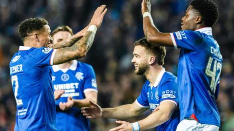 Rangers celebrate