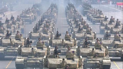 Tank parade