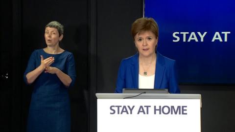 The first minister expects a rise in unemployment in Scotland as a result of coronavirus