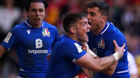 Italy celebrate