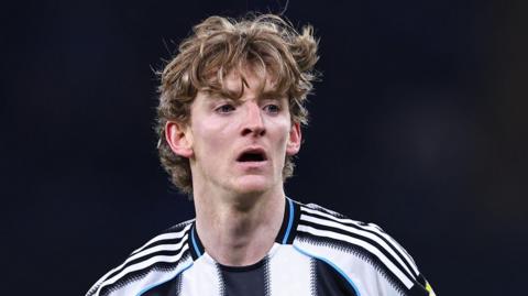 Newcastle United forward Anthony Gordon