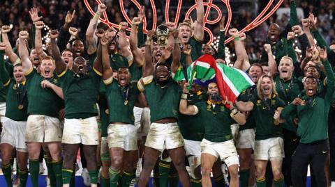 South Africa lift the World Cup