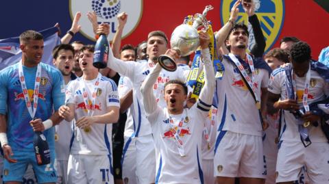 Leeds lift the Championship trophy