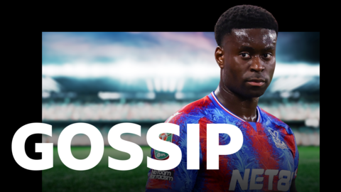 Crystal Palace's Marc Guehi and the gossip logo