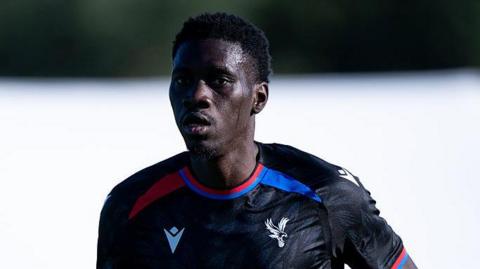 Ismaila Sarr of Crystal Palace during the during the pre-season friendly match between Fulham and Crystal Palace at Motspur Park.