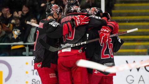 Cardiff Devils celebrate