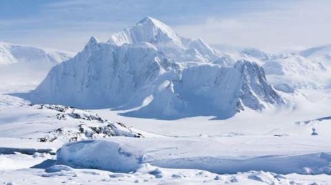 Mountains in Antarctica.