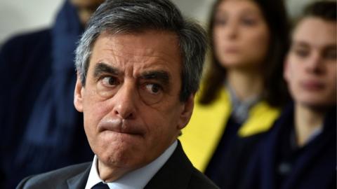 Francois Fillon, former French prime minister, member of The Republicans political party and 2017 presidential election candidate - 17 February 2017