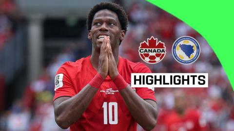 Canada v Bosnia and Herzegovina highlights.