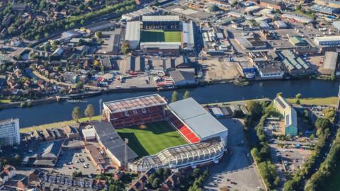 Stadiums of Notts County and Nottingham Forest