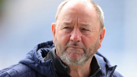 Torquay United manager Gary Johnson on the touchline