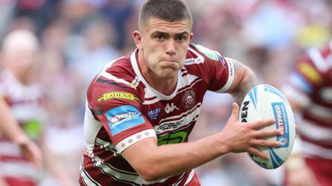 Wigan Warriors hooker Brad O'Neill in action