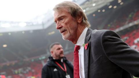 Sir Jim Ratcliffe at Old Trafford