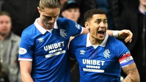Rangers celebrate
