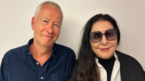 John Wilson and Marina Abramović