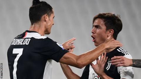 Cristiano Ronaldo and Paulo Dybala