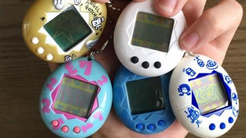 A handful of Josiah Chua's Tamagotchi