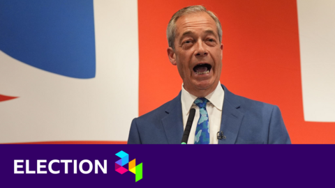 Nigel Farage speaking at Press conference on 3 June