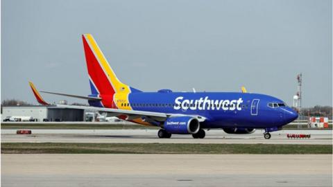 A Southwest plane