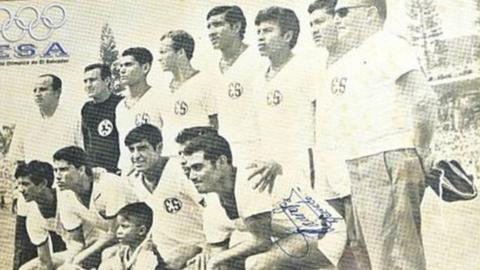 A portrait of the El Salvador team competing in the 1970 World Cup