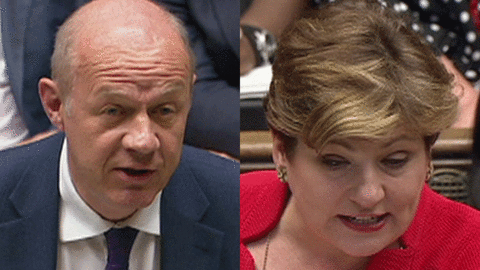 Damian Green and Emily Thornberry