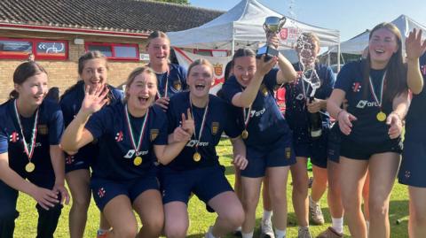 Jersey celebrate winning the T20 Inter insular