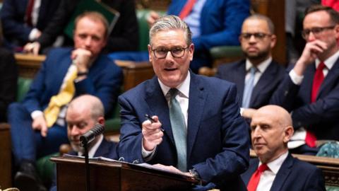 Sir Keir Starmer speaks in the House of Commons