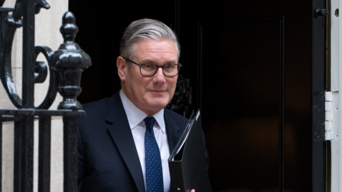 Prime Minister Keir Starmer leaves 10 Downing Street ahead of his statement to the House of Commons in London