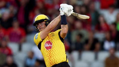 Finn Allen batting for Trent Rockets
