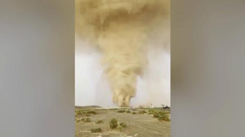 Dust tornado