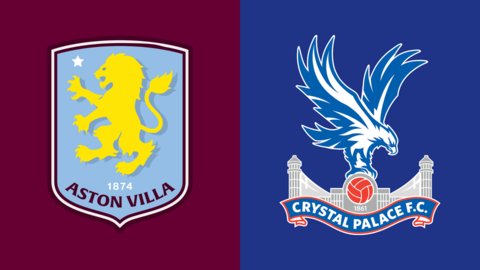 Aston Villa vs Crystal Palace fixture graphic
