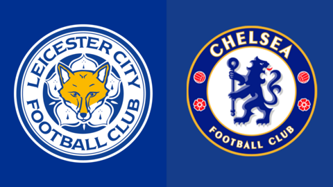 Leicester City and Chelsea club badges