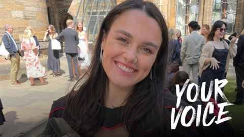 Young woman smiling at the camera