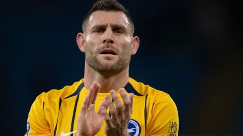 James Milner applauding