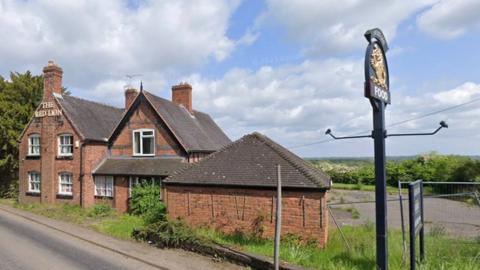 Street view of the Red Lion